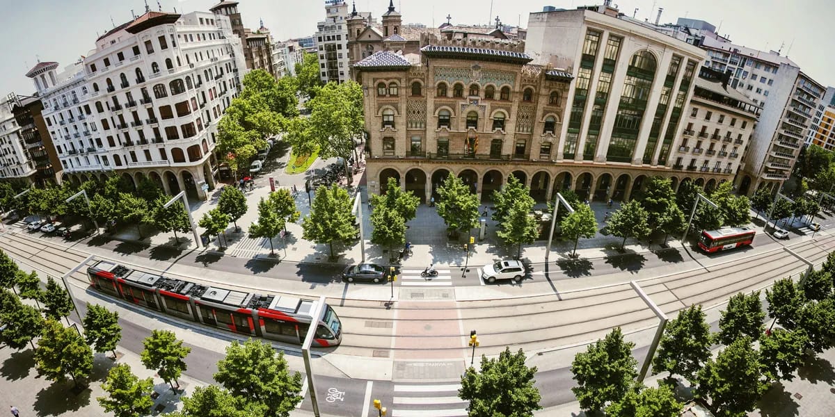Tram in Spain