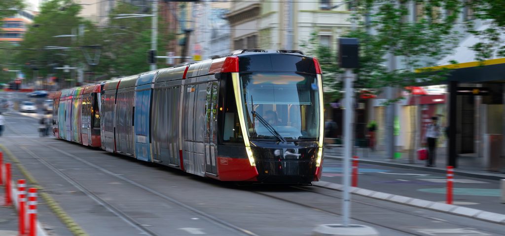 Легкорельсовая дорога города Сидней, Австралия