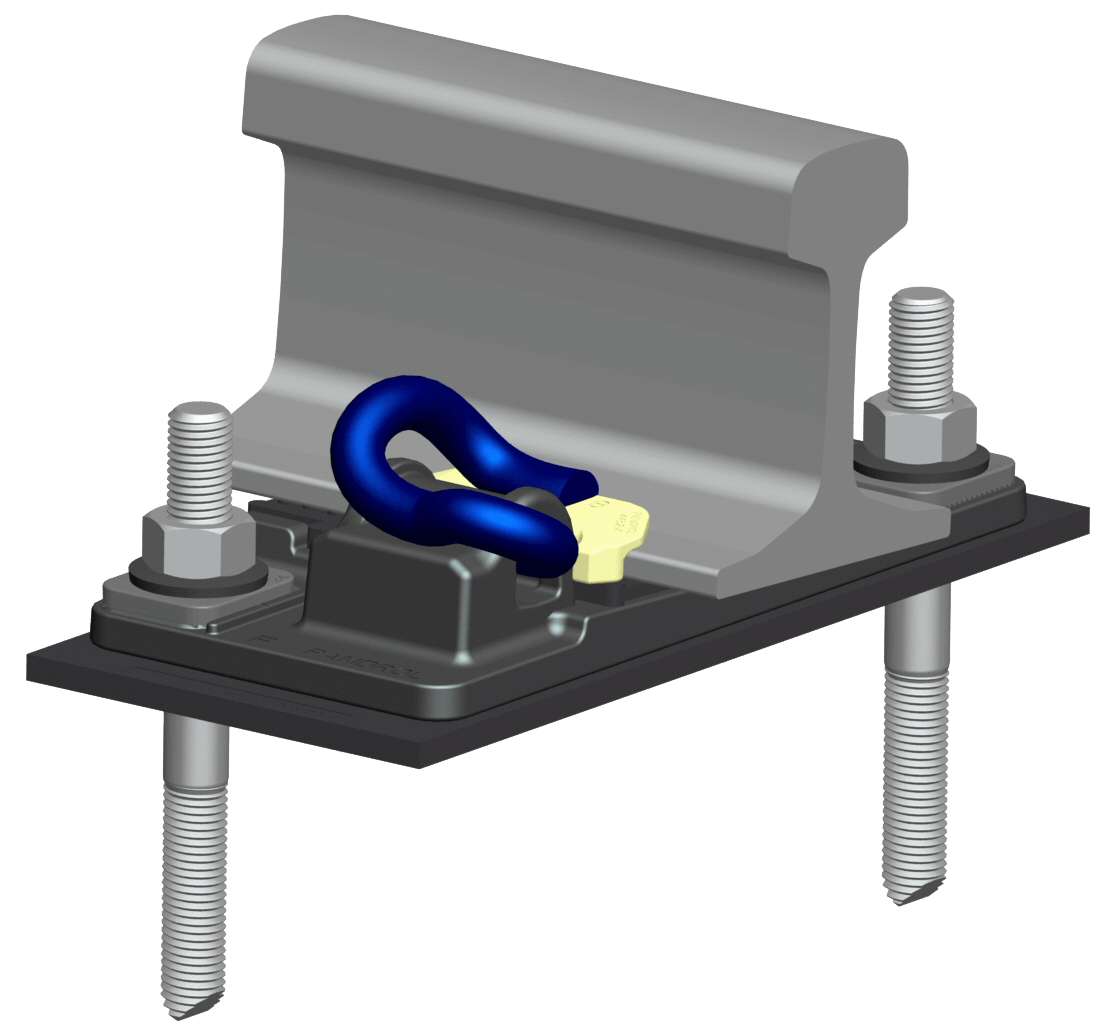 e-Clip SRS Schienenbefestigungssystem für Transit & Fracht