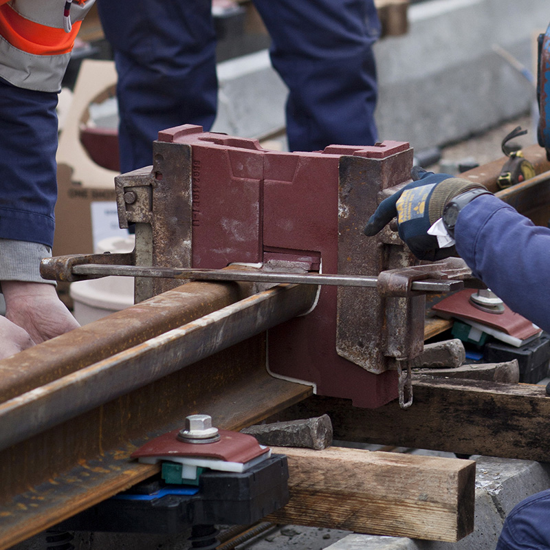 Grooved Rail Welding