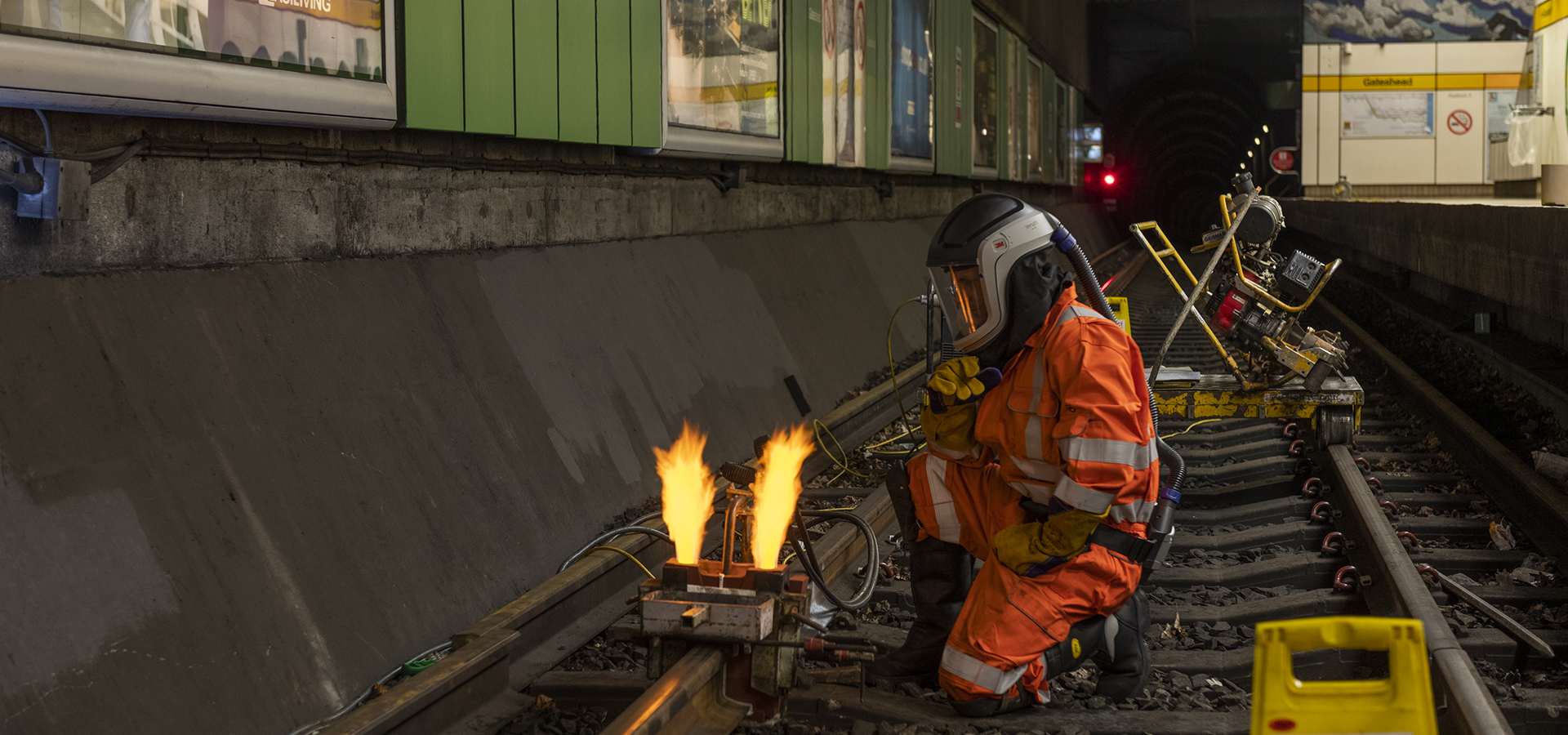 le Tyne and Wear Metro, Newcastle, Royaume-Uni