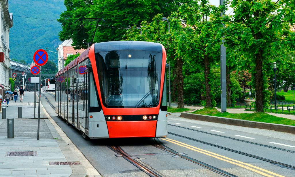 Strassenbahn Bergen, Norwegen